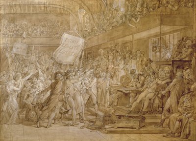 The People of Paris storm the Tuileries on 10 August, 1792 by Baron François Pascal Simon Gérard